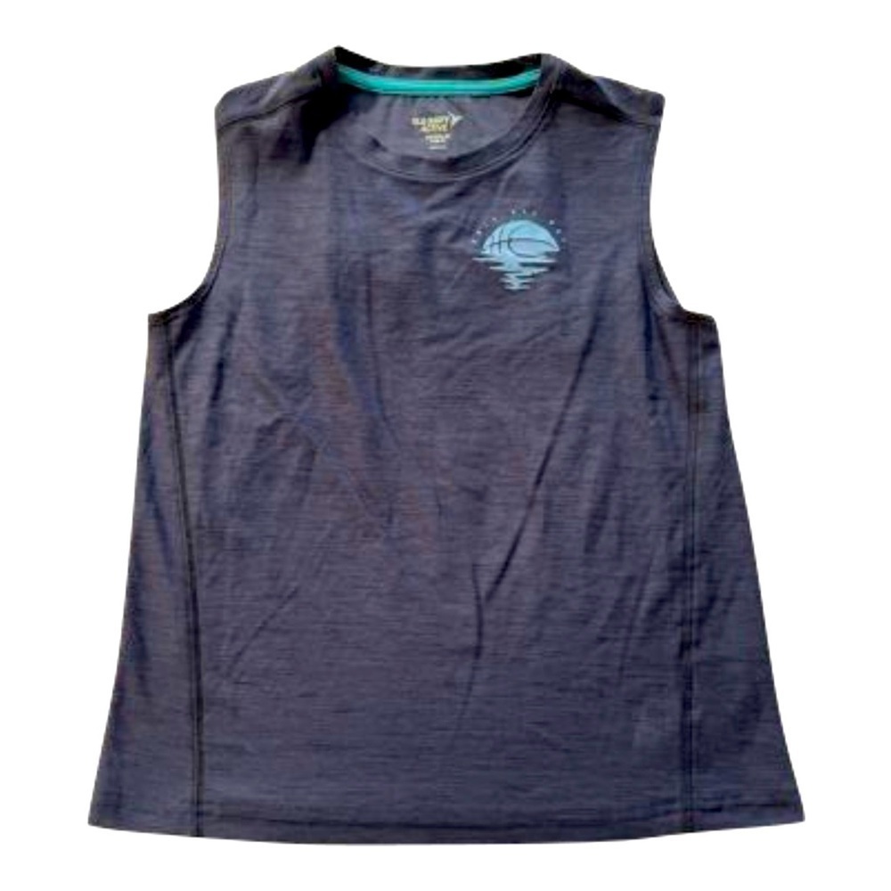 Navy blue muscle tank